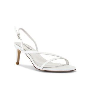 Jeffrey Campbell Morph Strappy Heel Leather Sandals in White sz 7